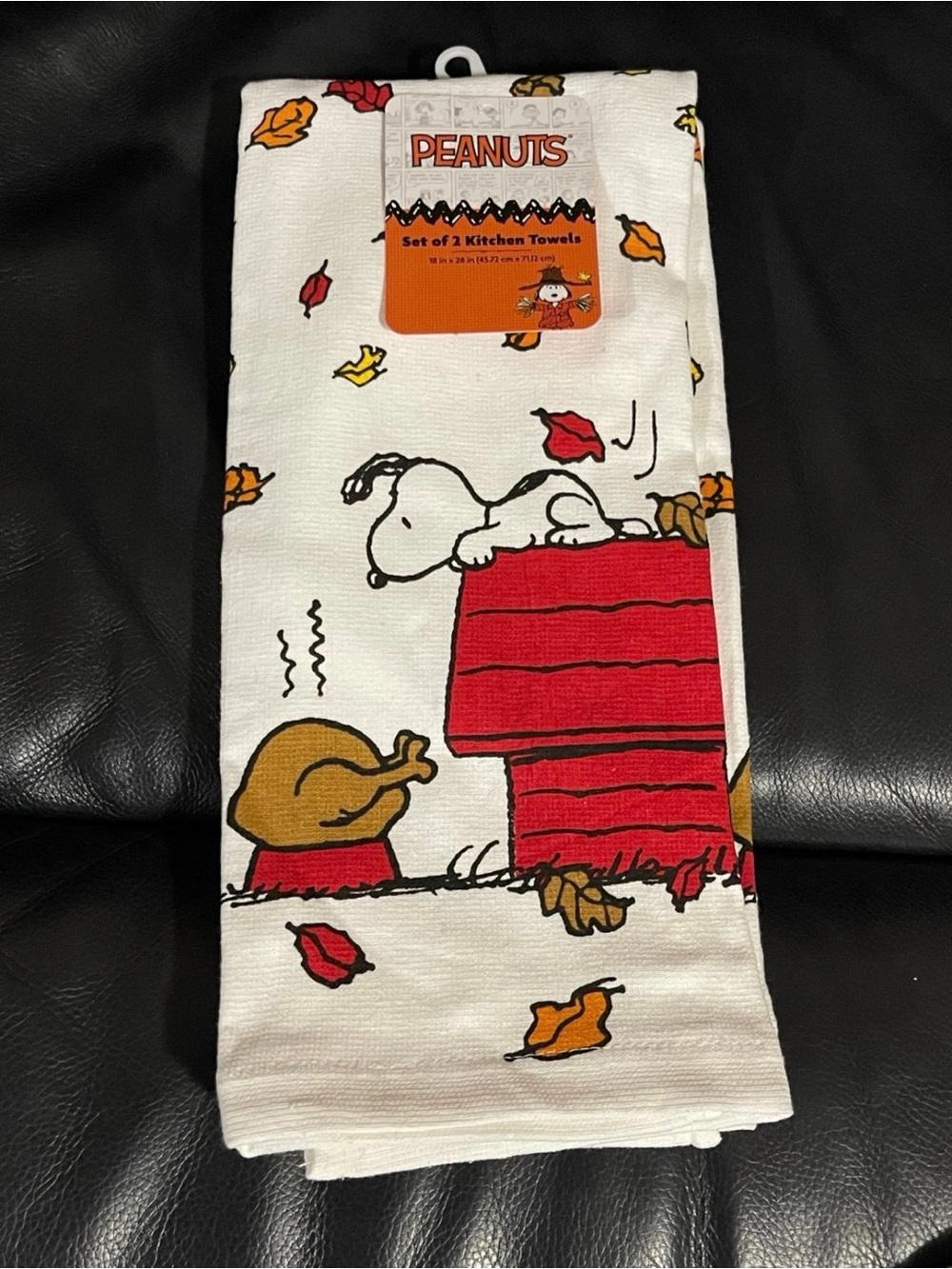 Thanksgiving Peanuts Kitchen Towels, Set of 2